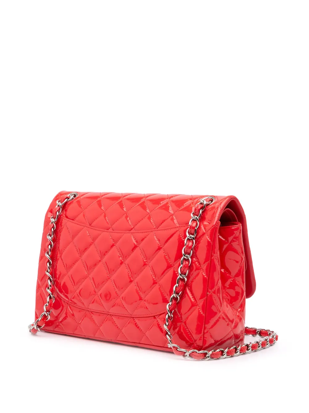 CHANEL Pre-Owned 2015-2016 Jumbo Classic Patent Double Flap shoulder bag | Pre-Owned | Image 2