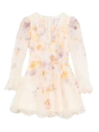 zimmermann concert textured lace mini dress Zimmermann Concert Textured Lace Mini Dress