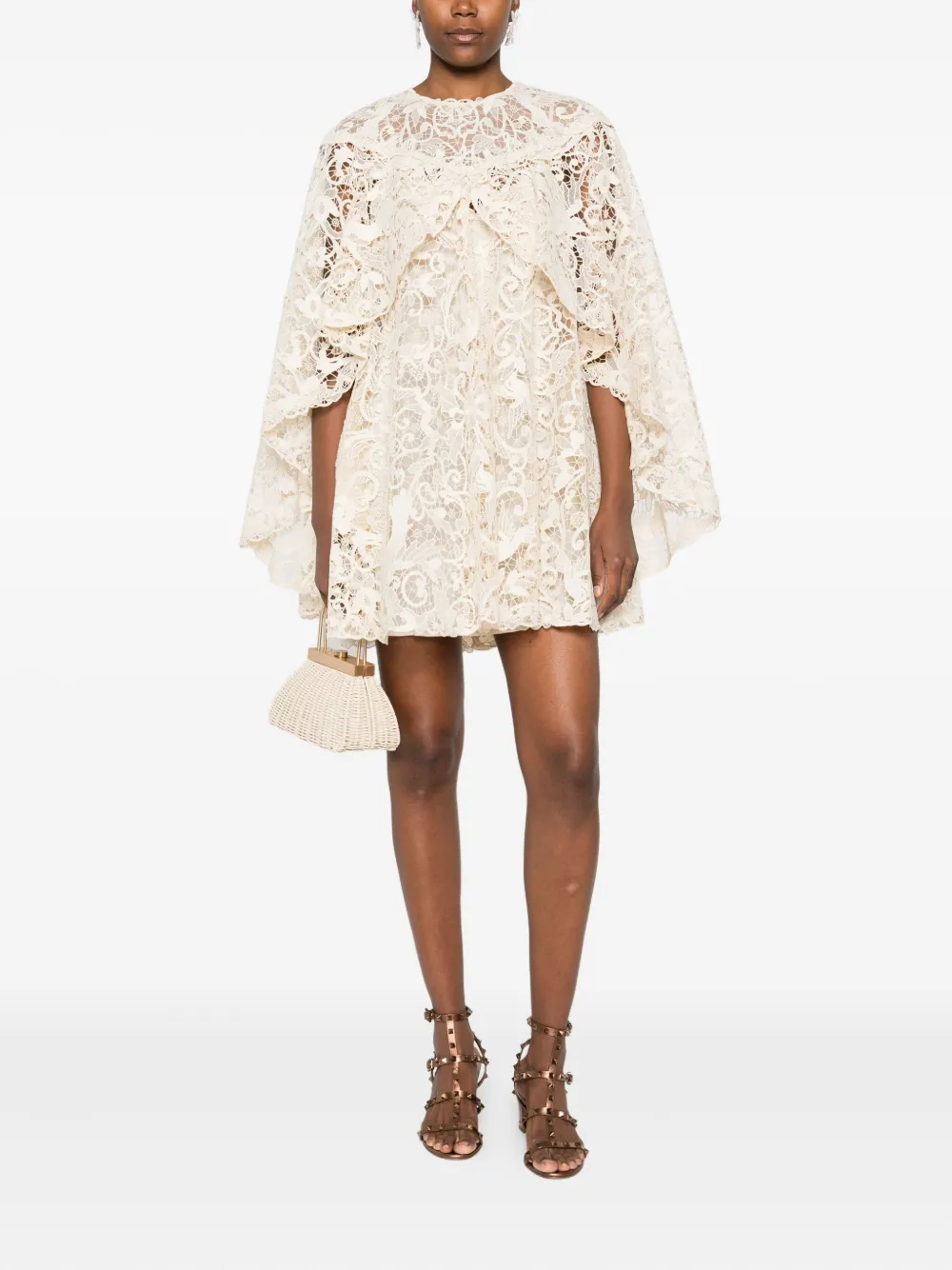 ZIMMERMANN lace ruffled mini dress | Day Dresses | Image 2