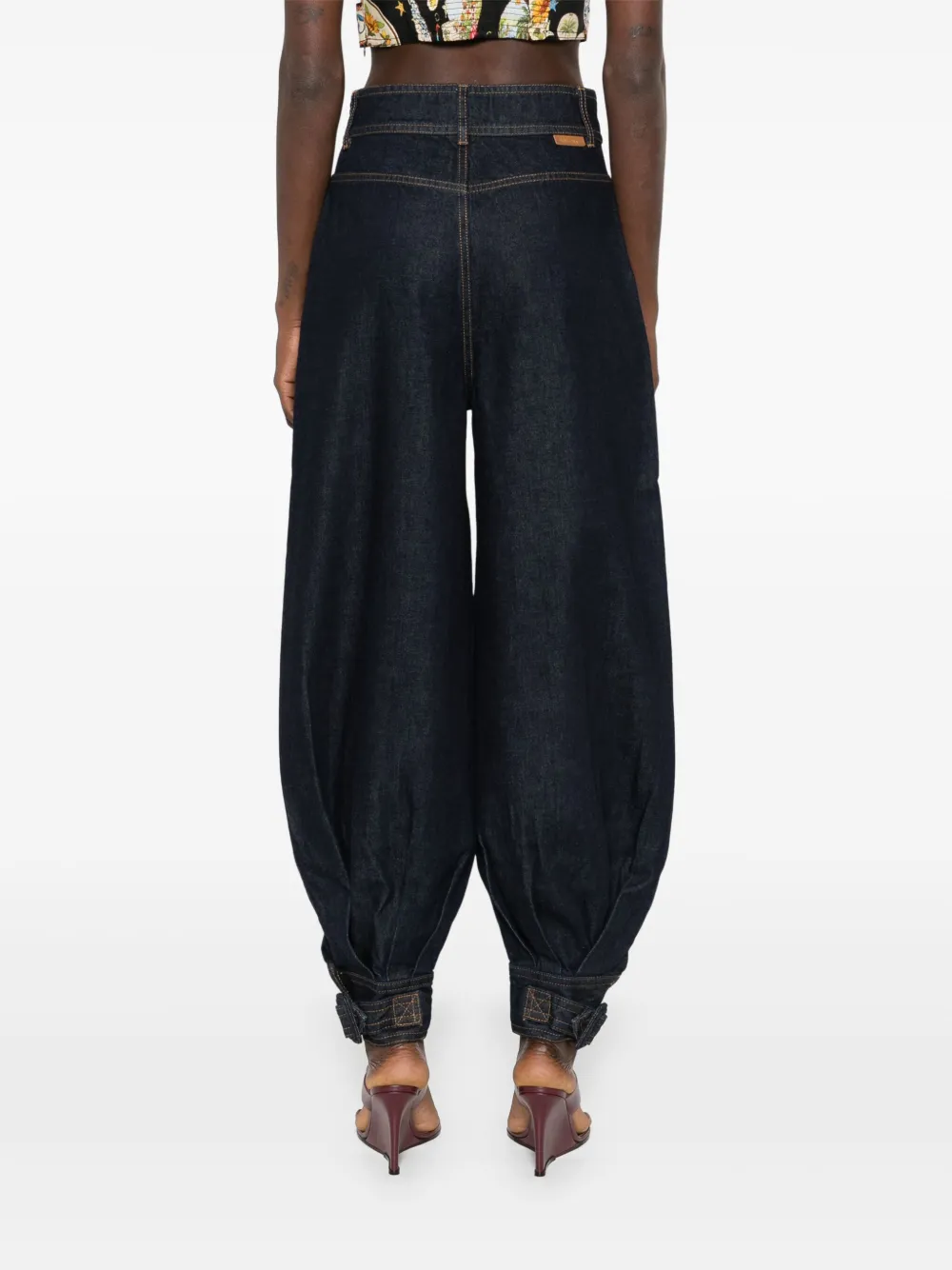 ZIMMERMANN Hypnotic jeans met balloncuffs Blauw