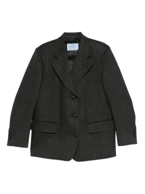 Prada blazer à simple boutonnage
