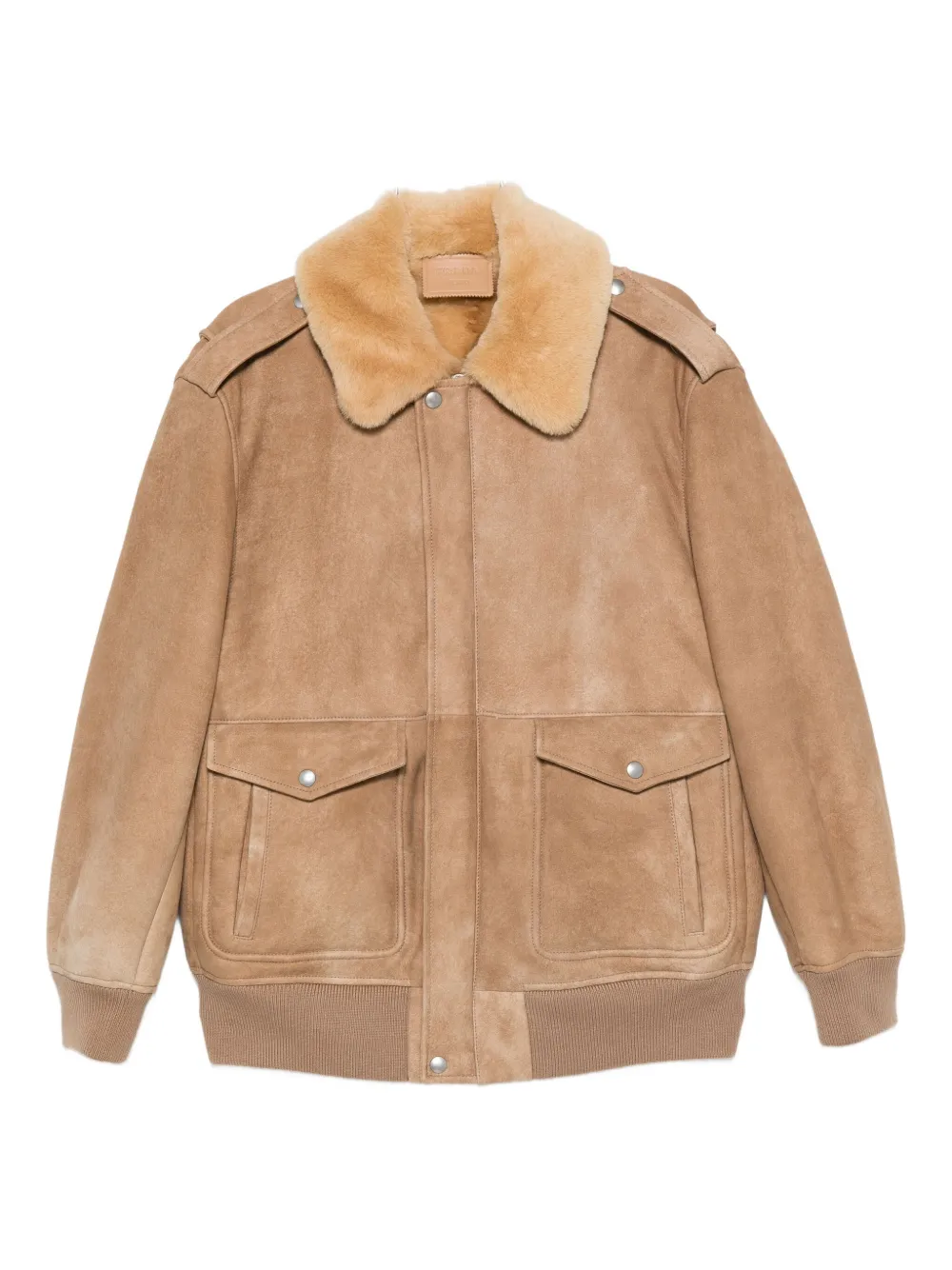 Prada Suède bomberjack Beige