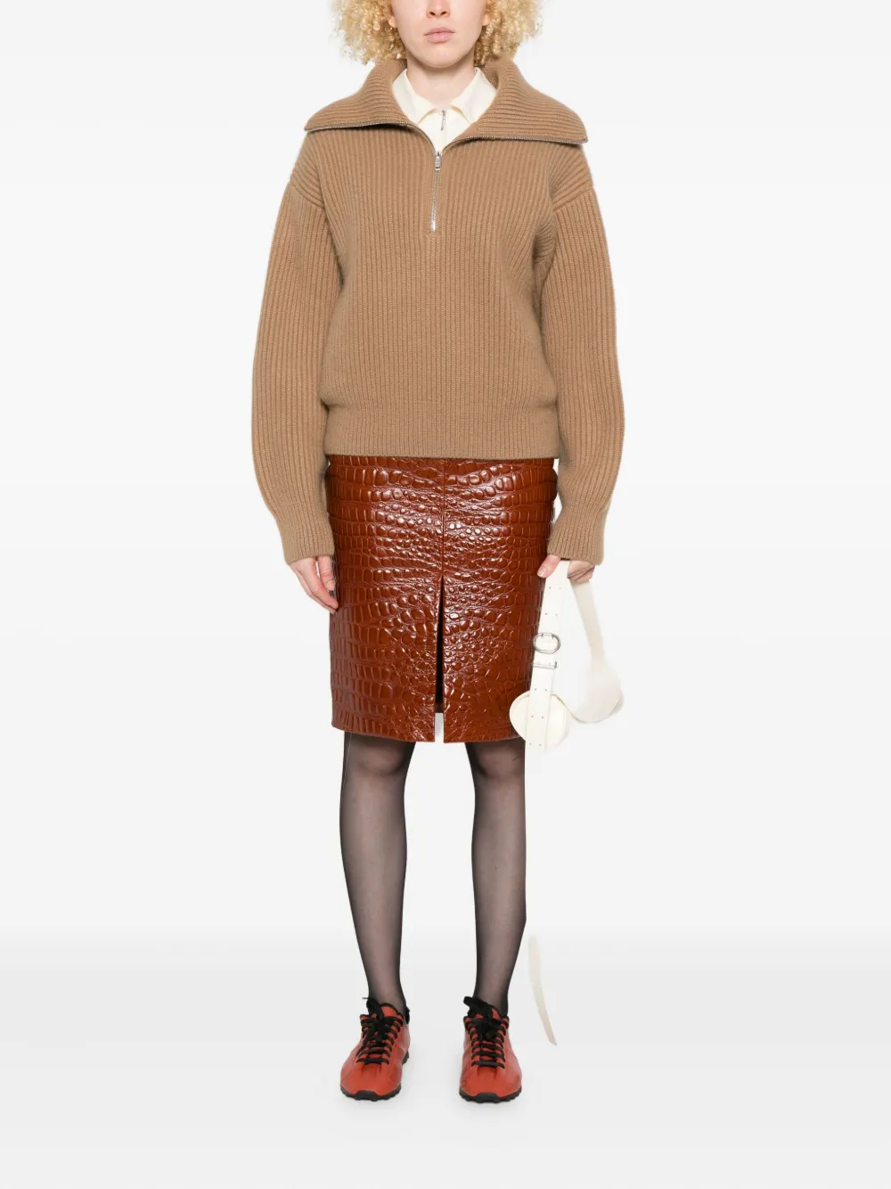 Prada Kasjmier trui Bruin
