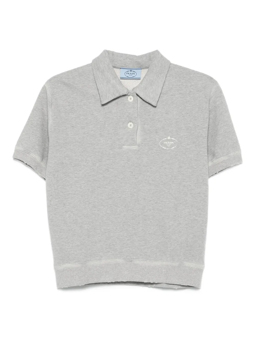 Prada Polotop met logoprint Grijs