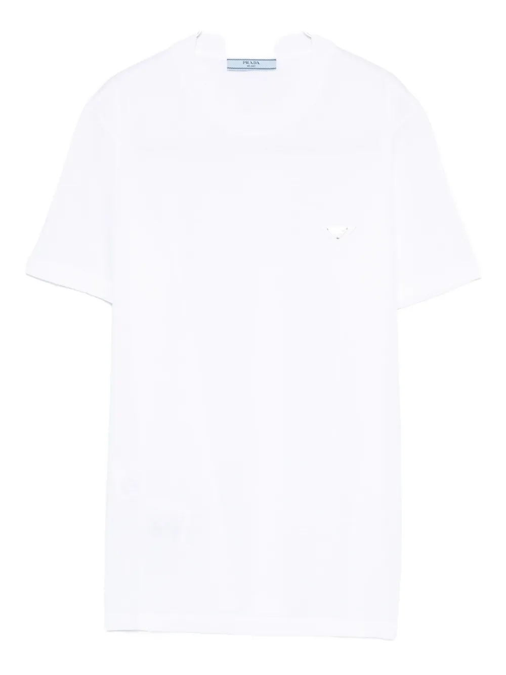 Prada T-shirt met logo Wit