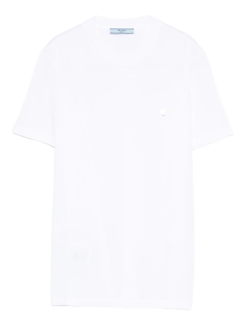 Prada T-shirt met logo Wit