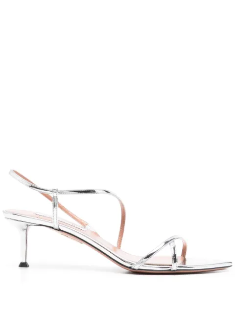 Aquazzura صندل 'تيز' بكعب 50 ملم