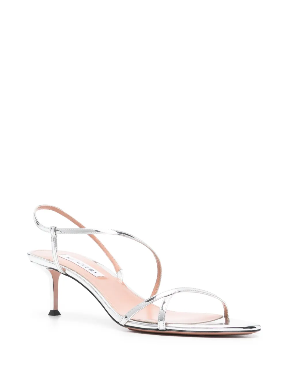 Aquazzura 50 mm Tease sandalen Zilver