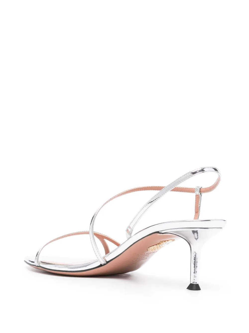 Aquazzura 50 mm Tease sandalen Zilver
