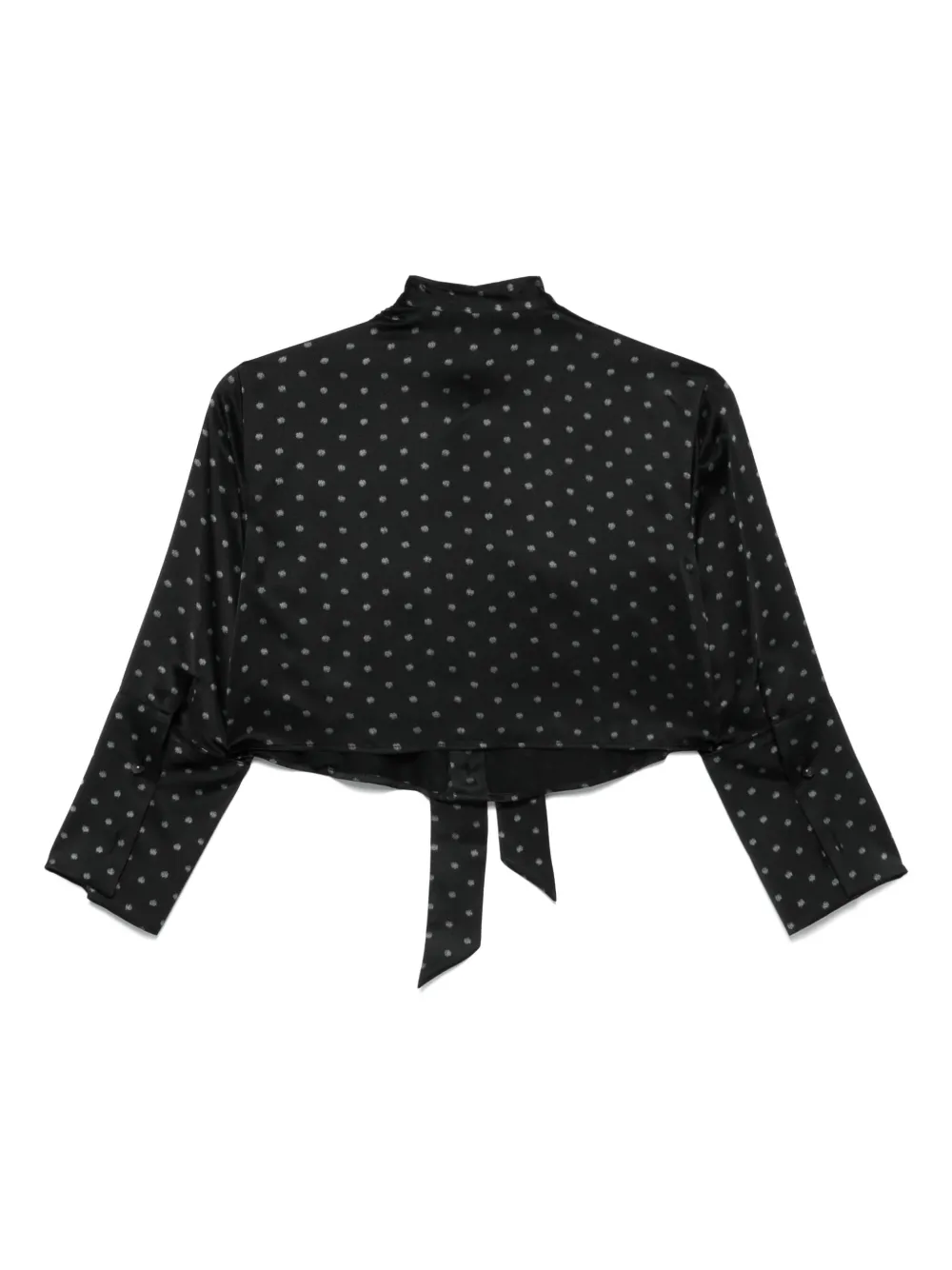 Ann Demeulemeester Blouse met stippen - Zwart