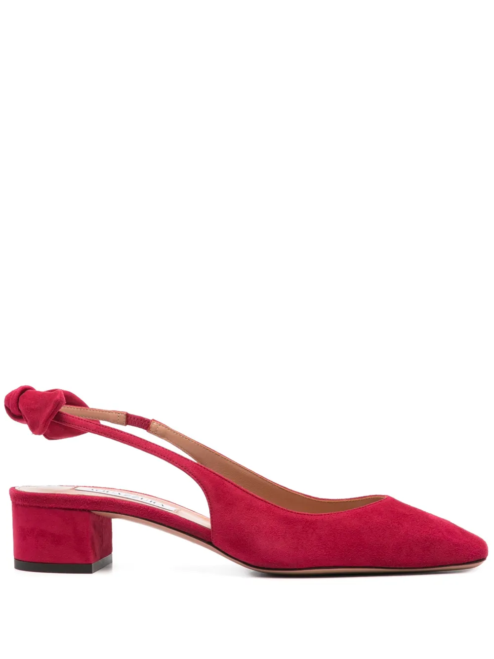 Aquazzura 35mm Very Bow Tie pumps Pink