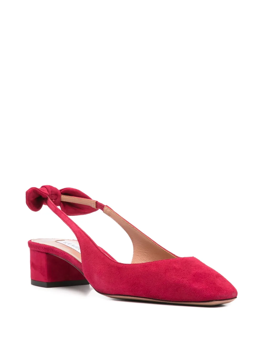 Aquazzura 35mm Very Bow Tie pumps Pink