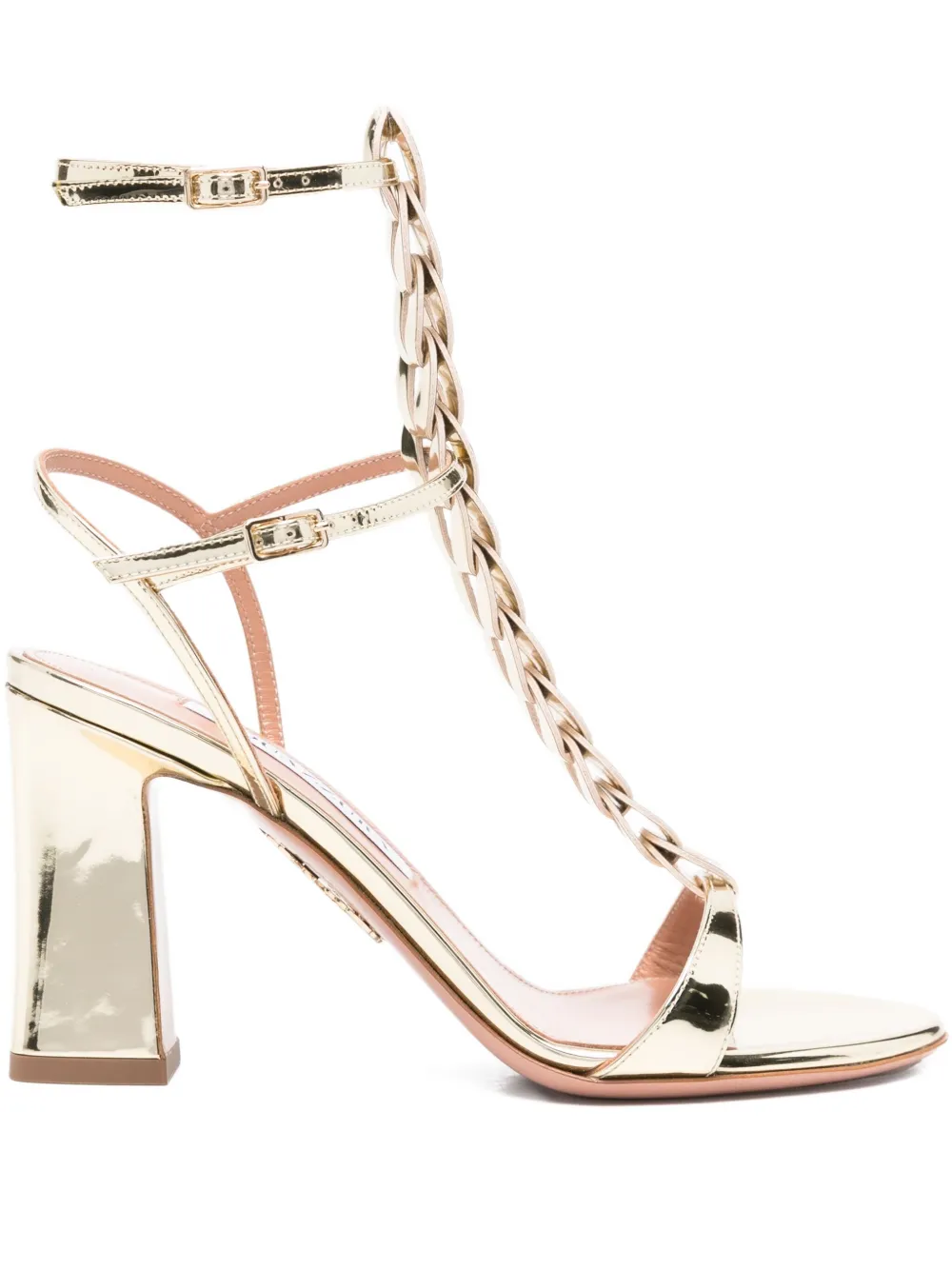 Aquazzura 85mm Destiny sandals Yellow