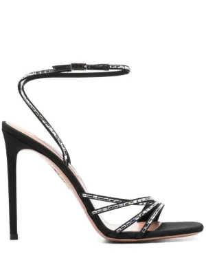 GIABORGHINI GIA/RHW Rosie 36 Suede Sandals | Brown | FARFETCH