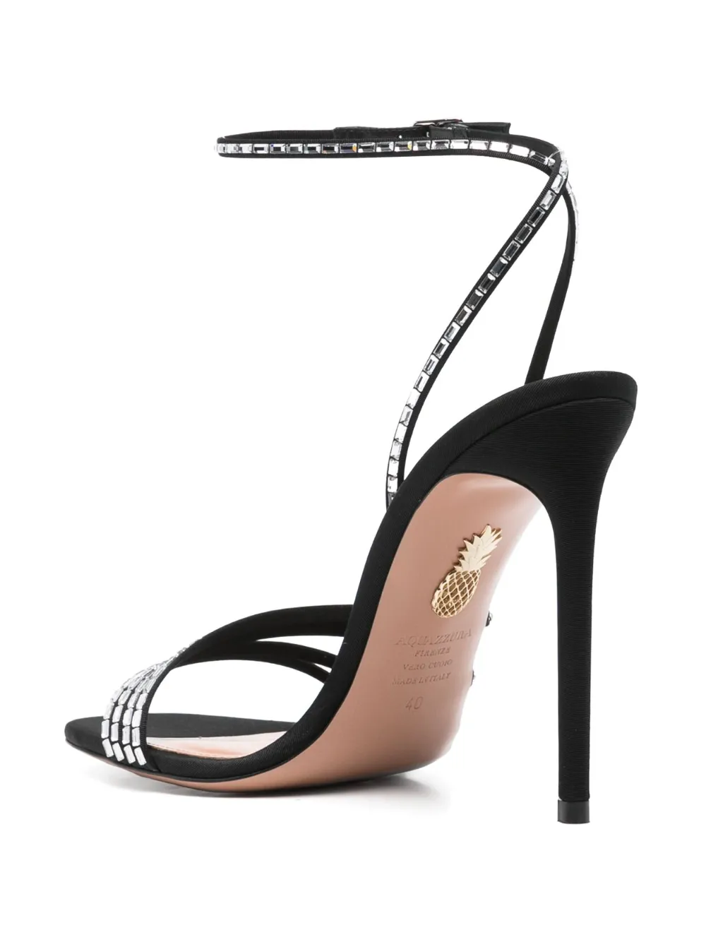 Aquazzura 105mm Mistica sandals Black