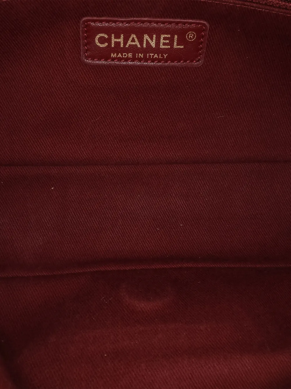 CHANEL Pre-Owned 2012 mittelgroße gesteppte Pondichery Flap Satchel-Tasche | Taschen | Image 4