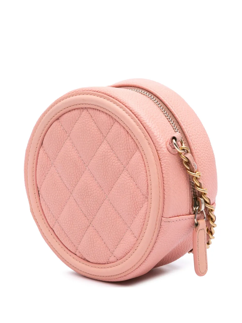 CHANEL Pre-Owned 2019 Caviar CC Filigree Round crossbody bag | Pre-Owned | Image 2