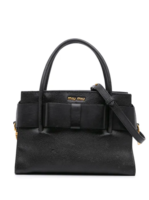 Miu Miu Pre-Owned شنطة 'مادراس فيوكو باو' بحمالة كتف 2024-2010