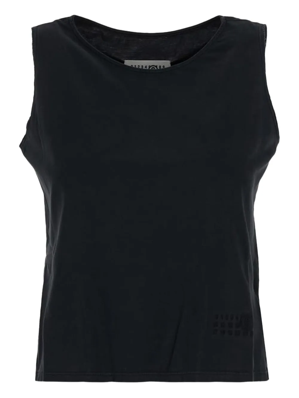 MM6 Maison Margiela コットントップ - ブラック MM6 Maison Margiela コットントップ - ブラック