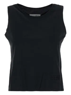 JW Anderson ロゴ タンクトップ | ブラック | FARFETCH JP