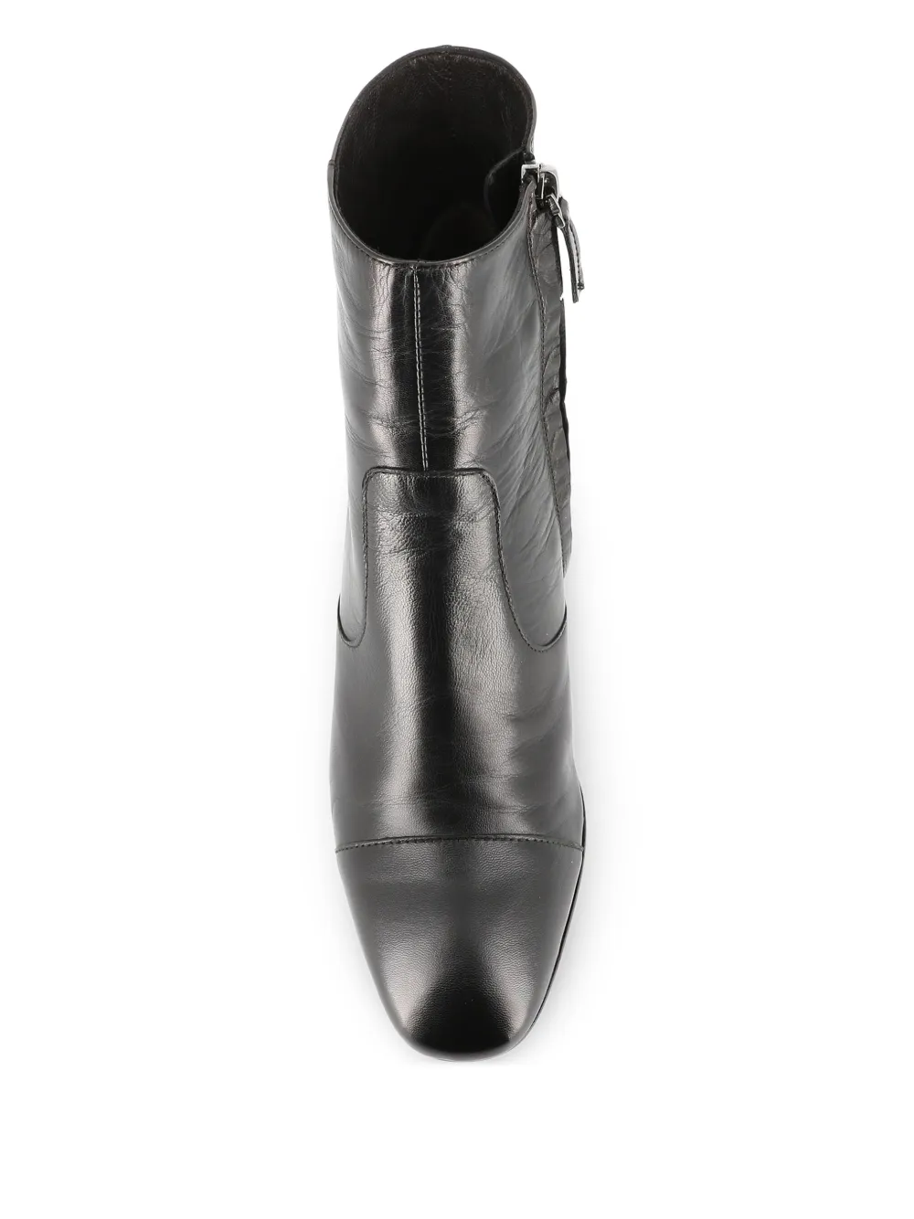 Tassinari 65mm leather boots Black