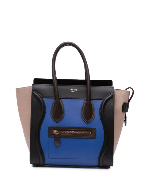 Céline Pre-Owned tote Micro Tricolor Luggage micro de piel 2015