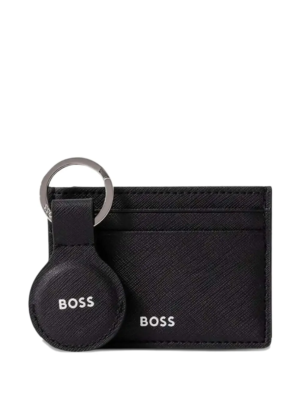 BOSS Pasjeshouder met sleutelhanger Zwart