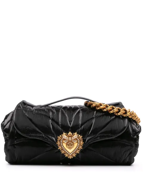 Dolce & Gabbana Pre-Owned 2000-2024 Quilted Nylon Devotion satchel