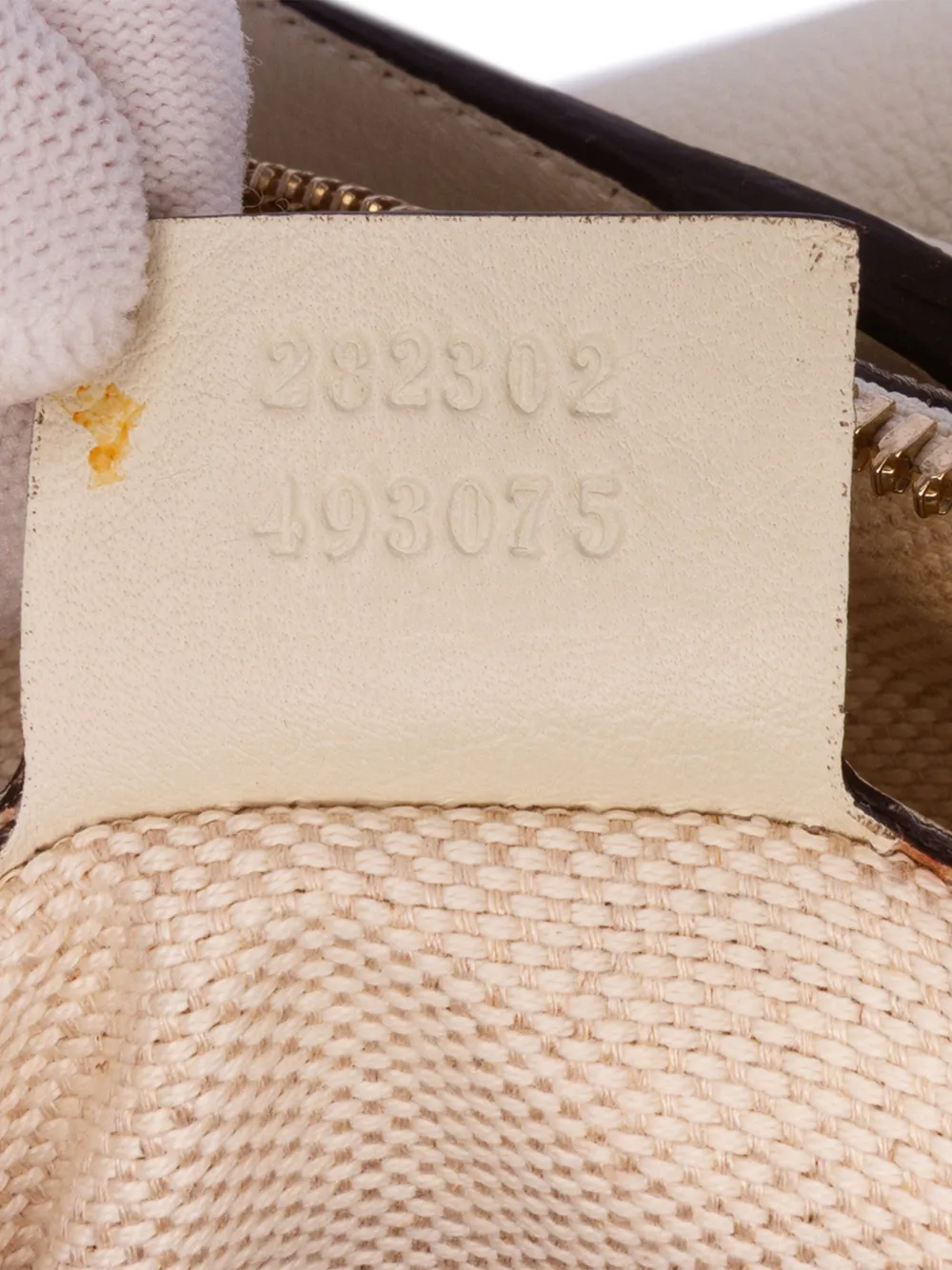 Pre-owned Gucci 2016-present Leather Soho Boston Bag In White