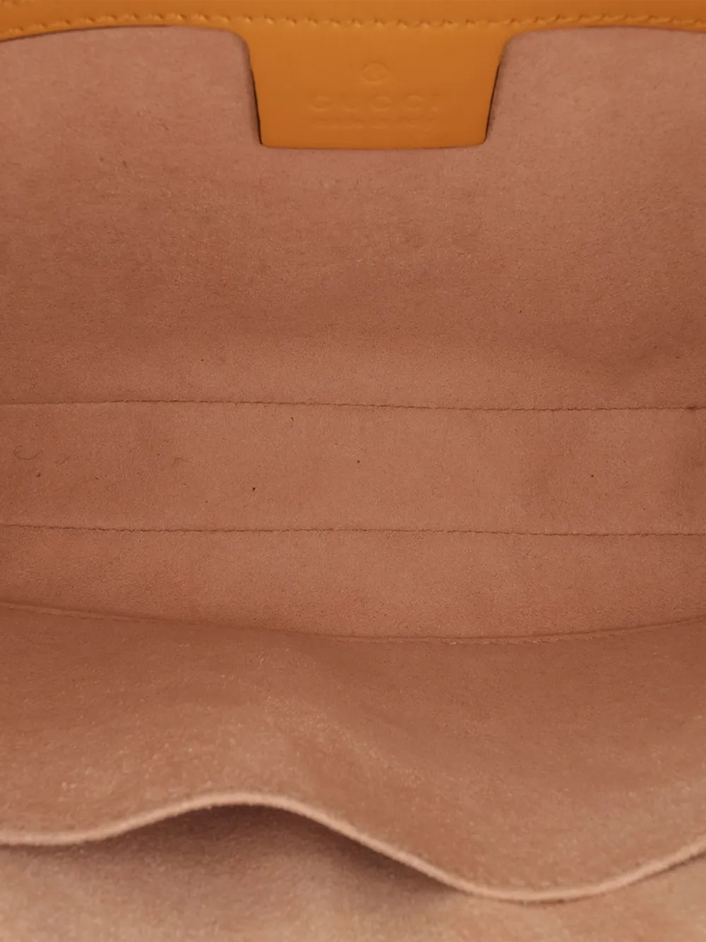 Pre-owned Gucci 2016-present Small Calfskin Jackie 1961 Crossbody Bag In Yellow