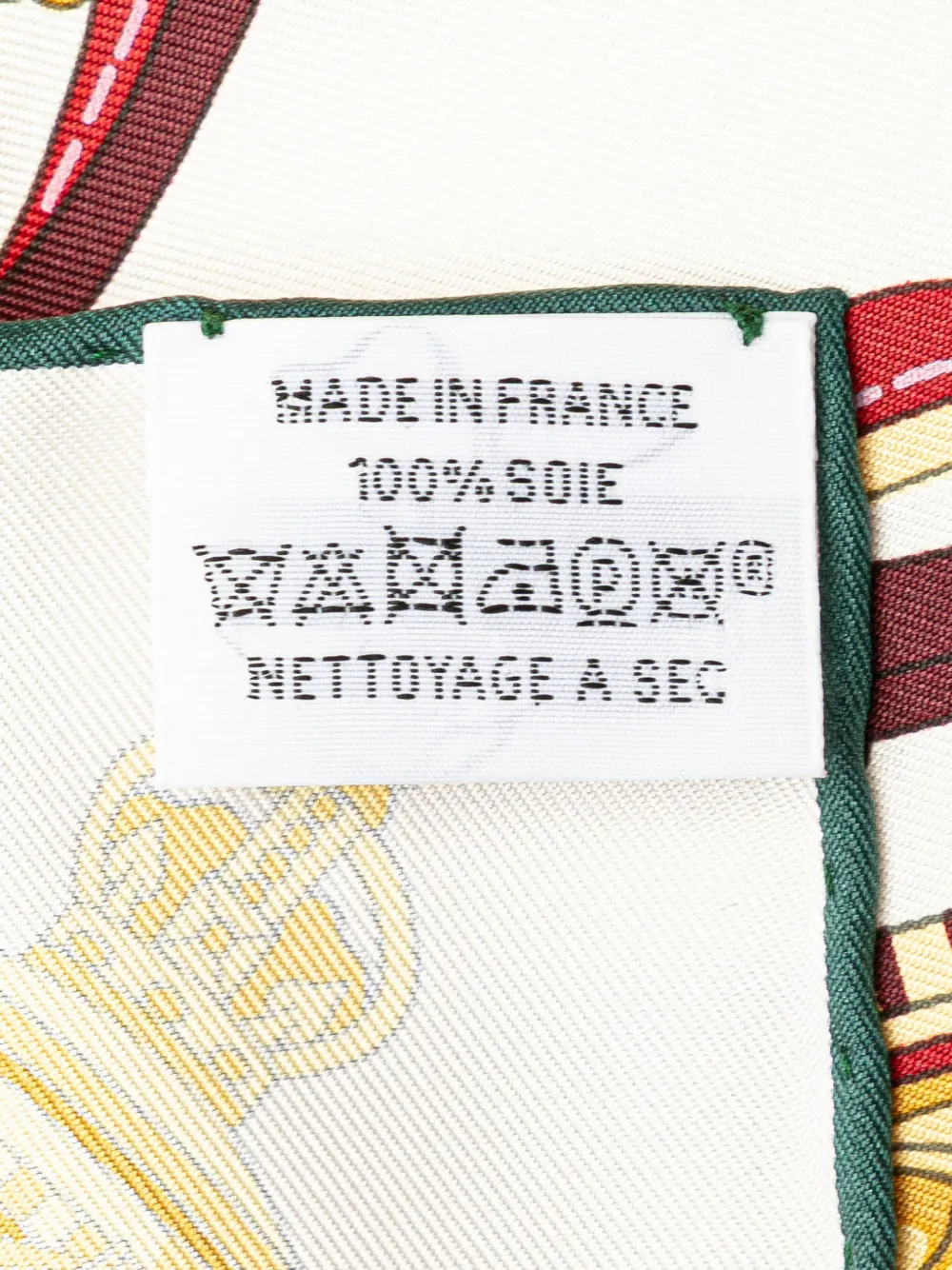 Hermès Pre-Owned mascada Stately Wheels de seda 2000-2024 | Image 2