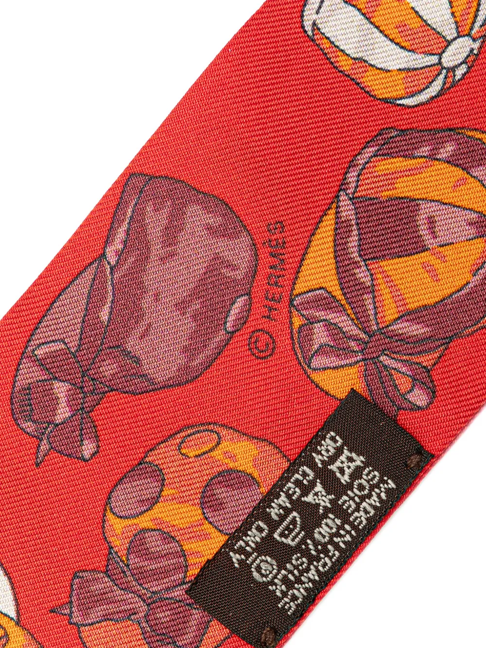Pre-owned Hermes 20th Century Jockey Equestrian Hat Silk Twilly Scarf Scarves In Multicolour