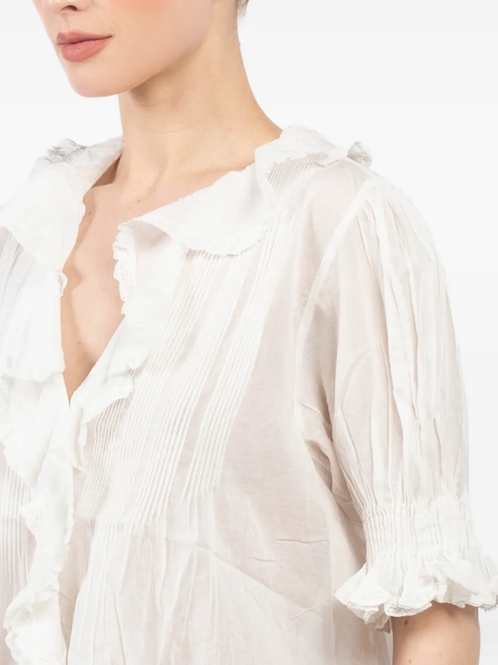 Henri Ruffled Blouse