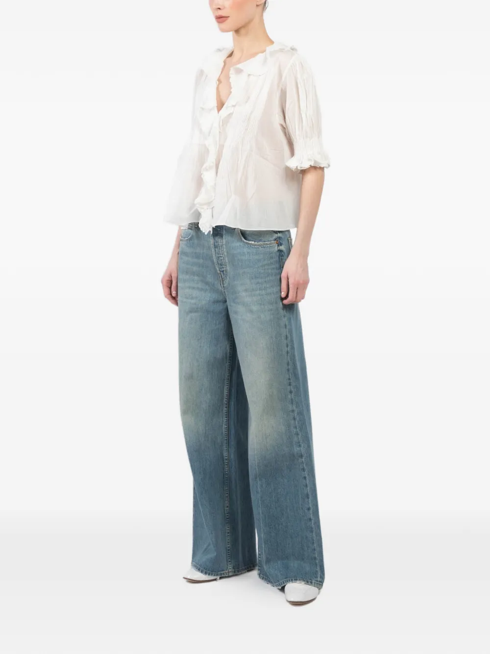 Henri Ruffled Blouse
