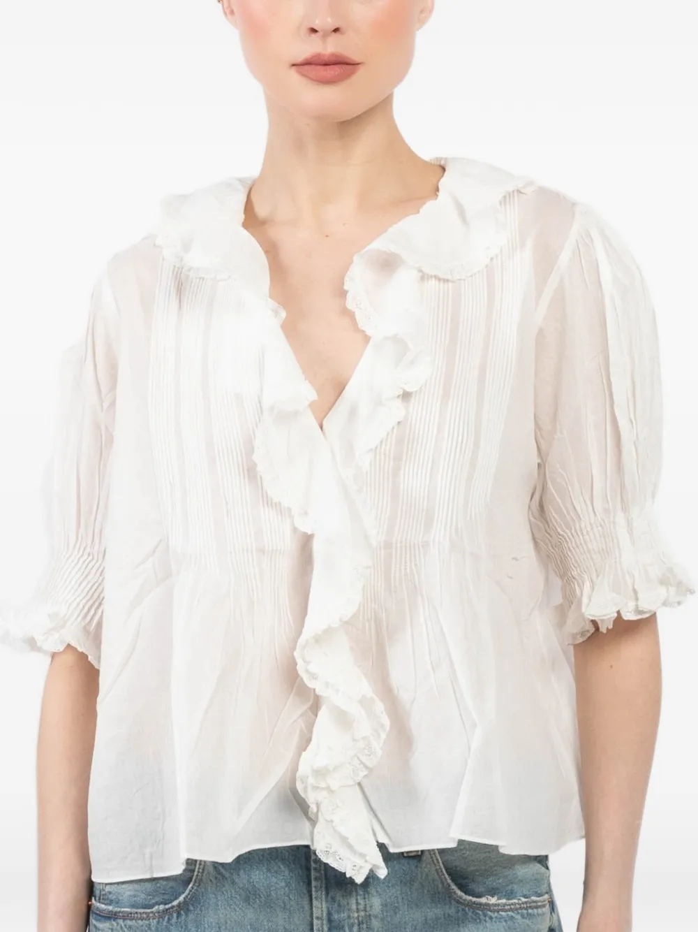 Henri Ruffled Blouse