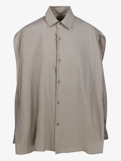 DARKPARK cape-attached shirt