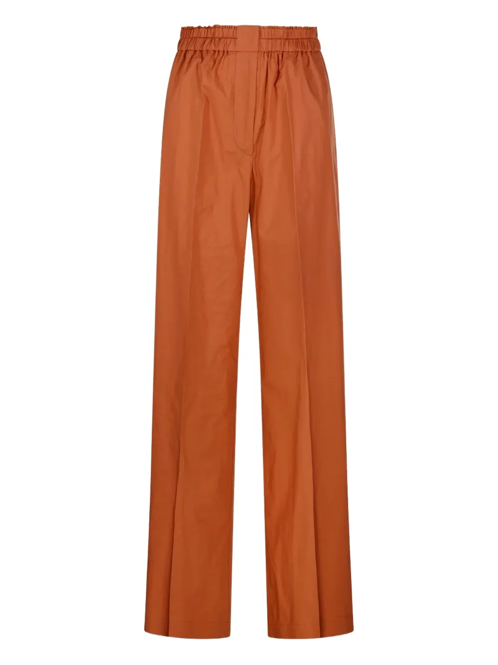Forte Broek met elastische taille Oranje