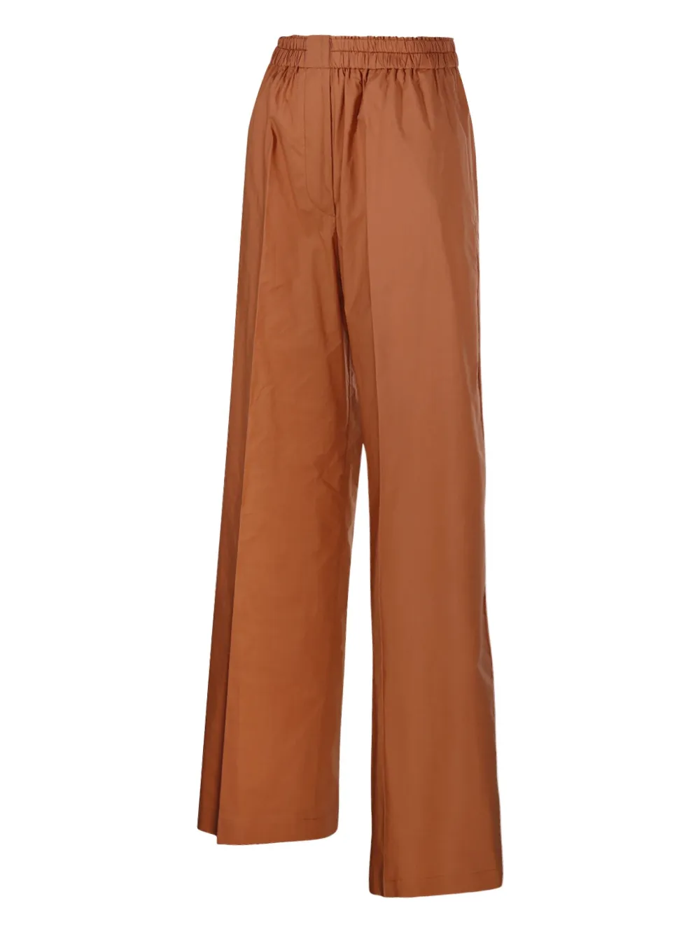 Shop Forte Forte Elasticated-waist Trousers In Orange