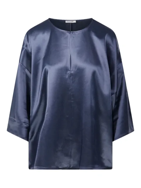 By Malene Birger top oversize Cicie con efecto de satén