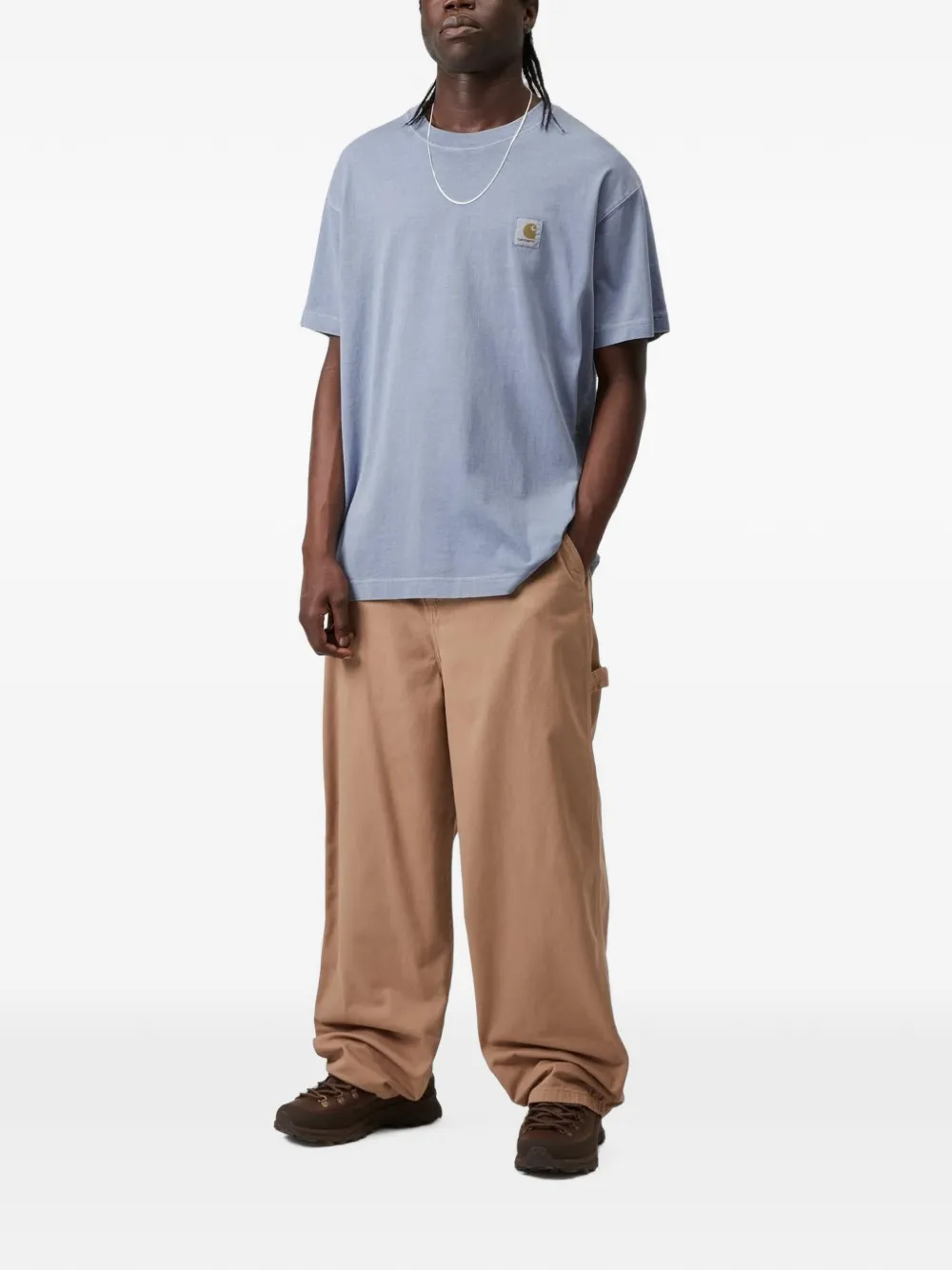 Carhartt WIP Nelson T-shirt Blauw