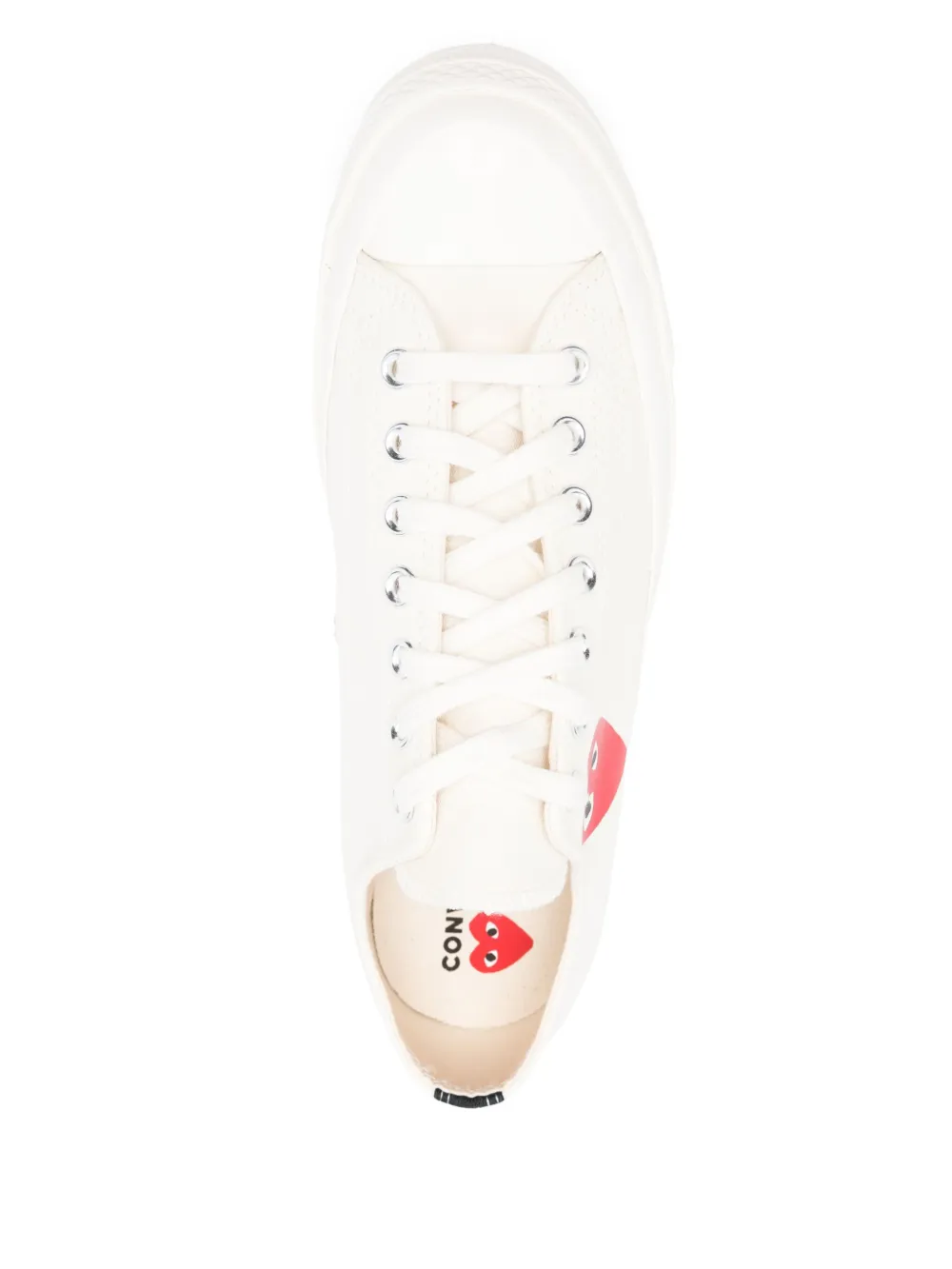 Comme Des Garçons Play x Converse Heart sneakers Wit