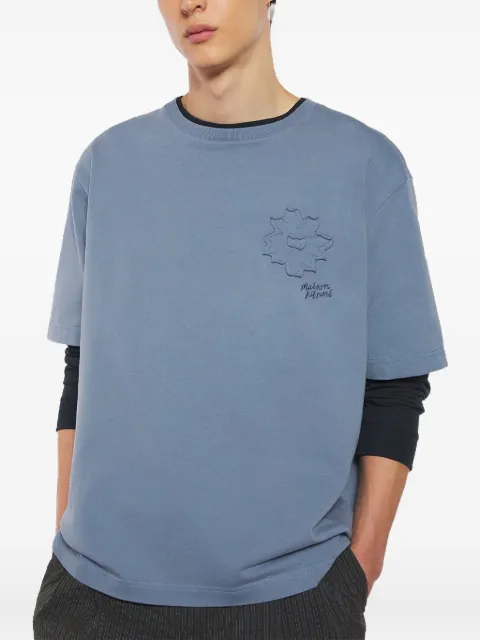 Maison Kitsuné Crafted Daisy-appliqué T-shirt