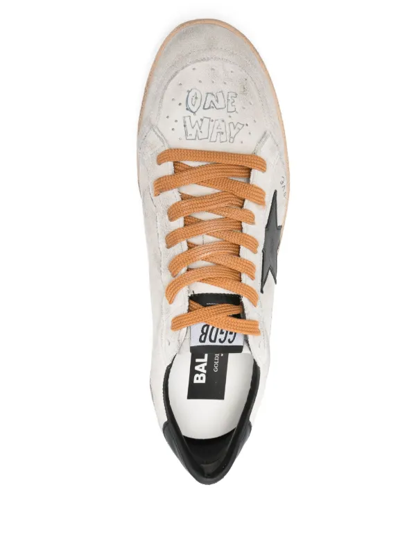 Golden Goose Ball Star Sneakers | Grey | FARFETCH