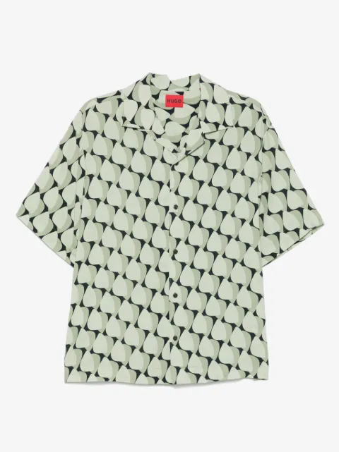 HUGO abstract-print shirt