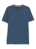 BOSS slub-texture T-shirt - Blue