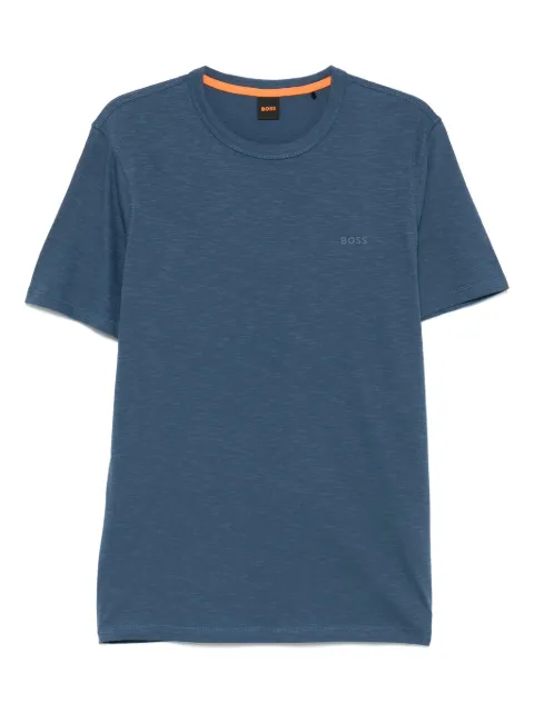 BOSS playera con tejido de punto rompeido