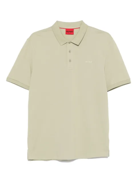 HUGO cotton piqué polo shirt