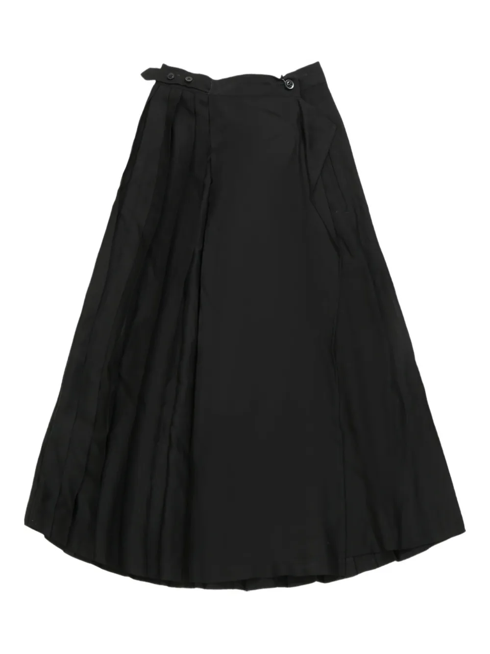Y's poplin midi skirt | Black | Image 1