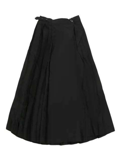 Y's poplin midi skirt