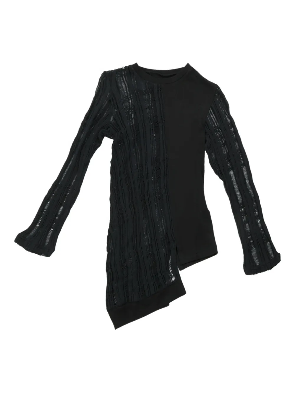 Y's cotton top Zwart